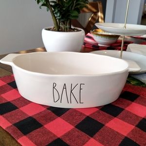 Rae Dunn Baking Tray Dish Stoneware Bake
